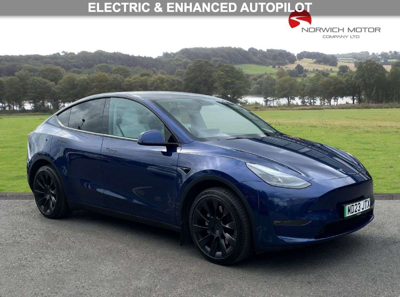 A 2023 TESLA MODEL Y (Dual Motor) Long Range SUV 5dr Electric Auto 4WDE (384 bhp) Optional extra A 2023 TESLA MODEL Y (Dual Motor) Long Range SUV 5dr Electric Auto 4WDE (384 bhp) Optional extra