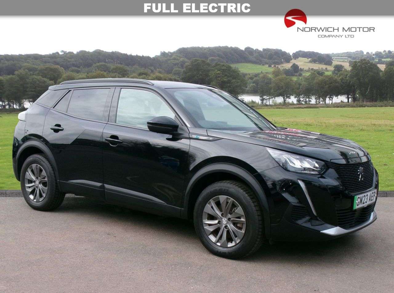 A 2023 PEUGEOT E-2008 50kWh Active Premium + SUV 5dr Electric Auto (7kW Charger) (136 ps) Automat A 2023 PEUGEOT E-2008 50kWh Active Premium + SUV 5dr Electric Auto (7kW Charger) (136 ps) Automat