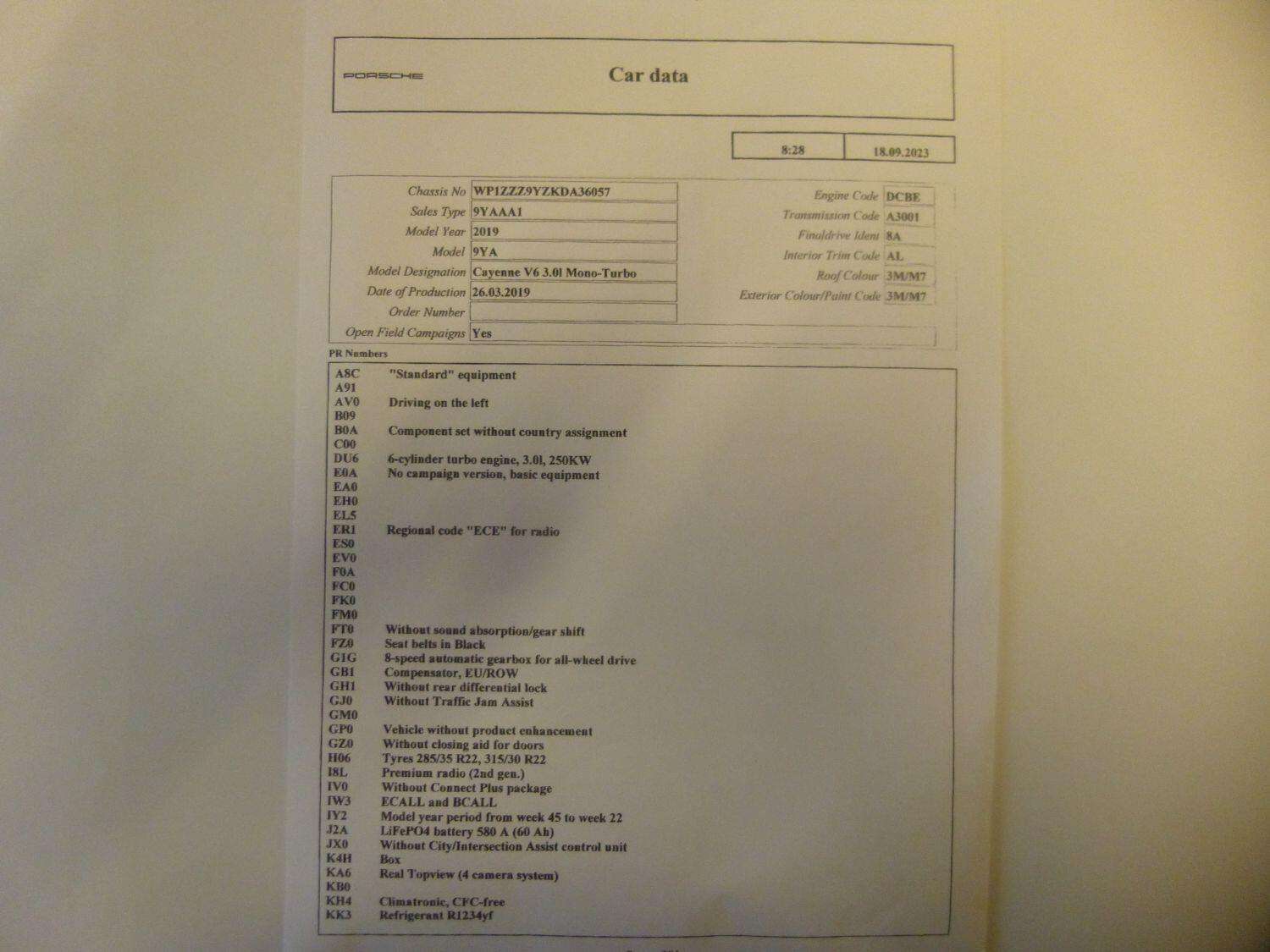 2019 PORSCHE CAYENNE 2019 PORSCHE CAYENNE