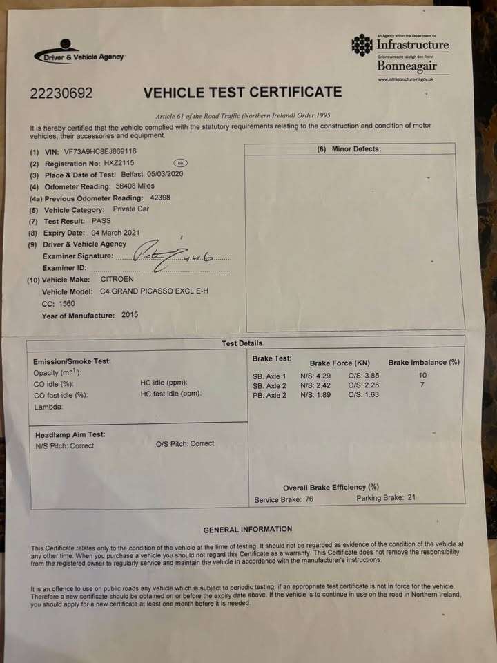 2015 CITROEN C4 PICASSO 2015 CITROEN C4 PICASSO