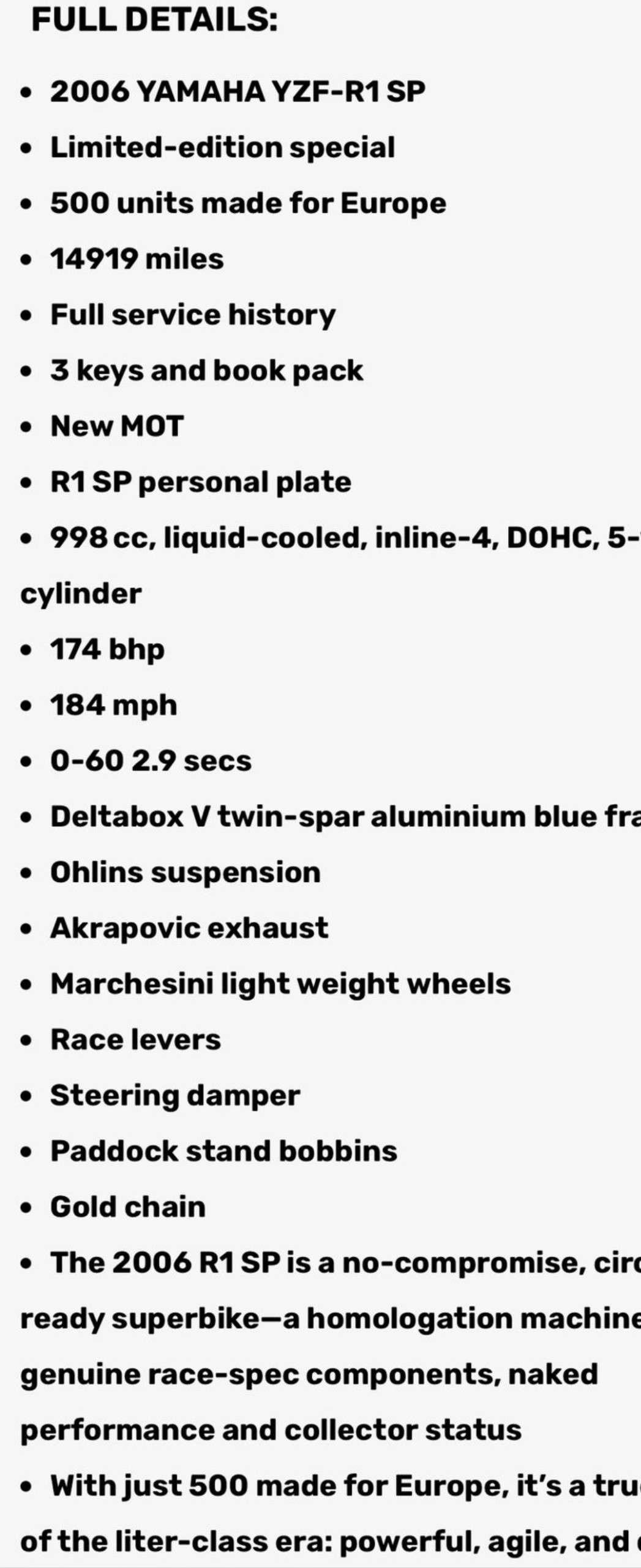 2006 YAMAHA YZF 2006 YAMAHA YZF