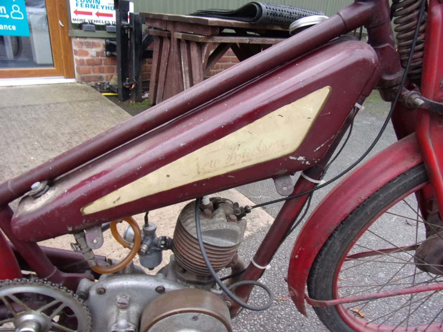 1955 NEW HUDSON AUTOCYCLE 1955 NEW HUDSON AUTOCYCLE