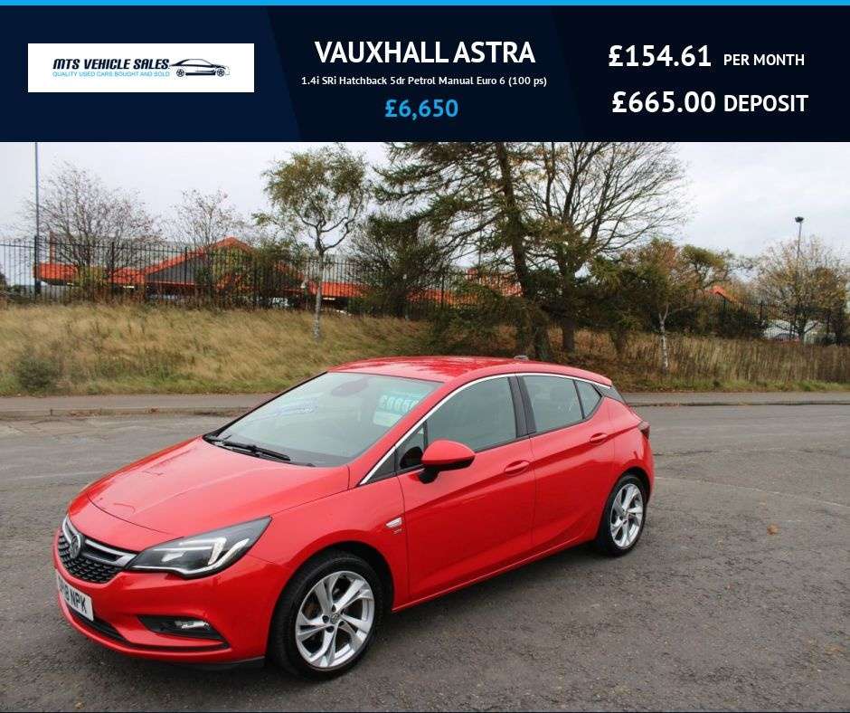 2018 VAUXHALL ASTRA 2018 VAUXHALL ASTRA