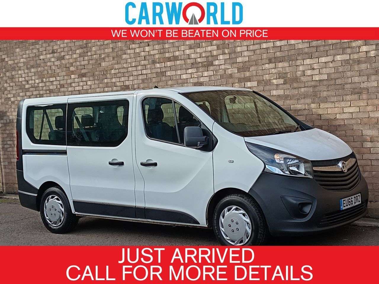2016 VAUXHALL VIVARO 2016 VAUXHALL VIVARO