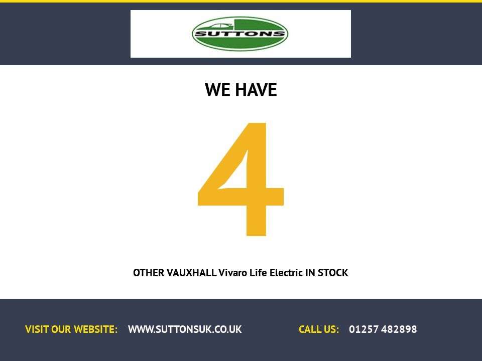 2025 VAUXHALL VIVARO LIFE ELECTRIC 2025 VAUXHALL VIVARO LIFE ELECTRIC