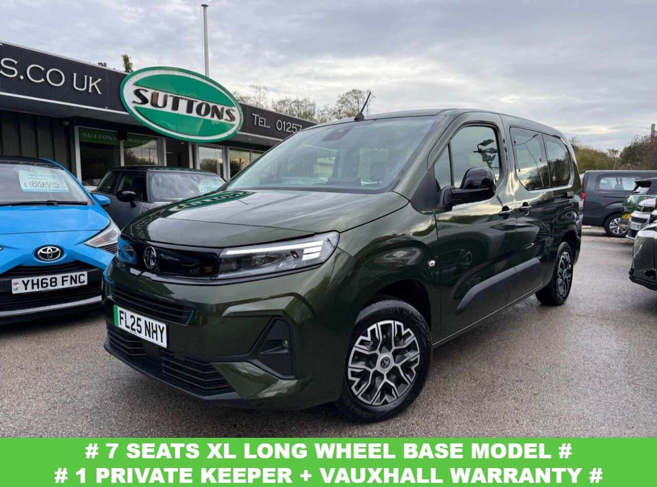 2025 VAUXHALL COMBO LIFE ELECTRIC 2025 VAUXHALL COMBO LIFE ELECTRIC