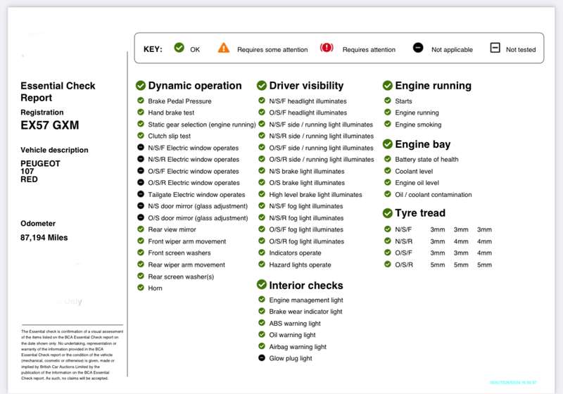 2007 PEUGEOT 107 2007 PEUGEOT 107