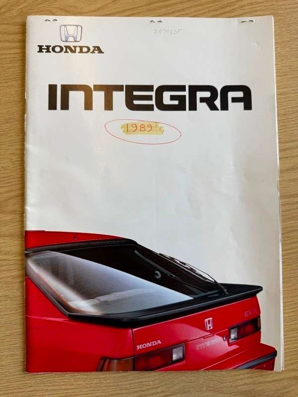 1987 HONDA INTEGRA 1987 HONDA INTEGRA