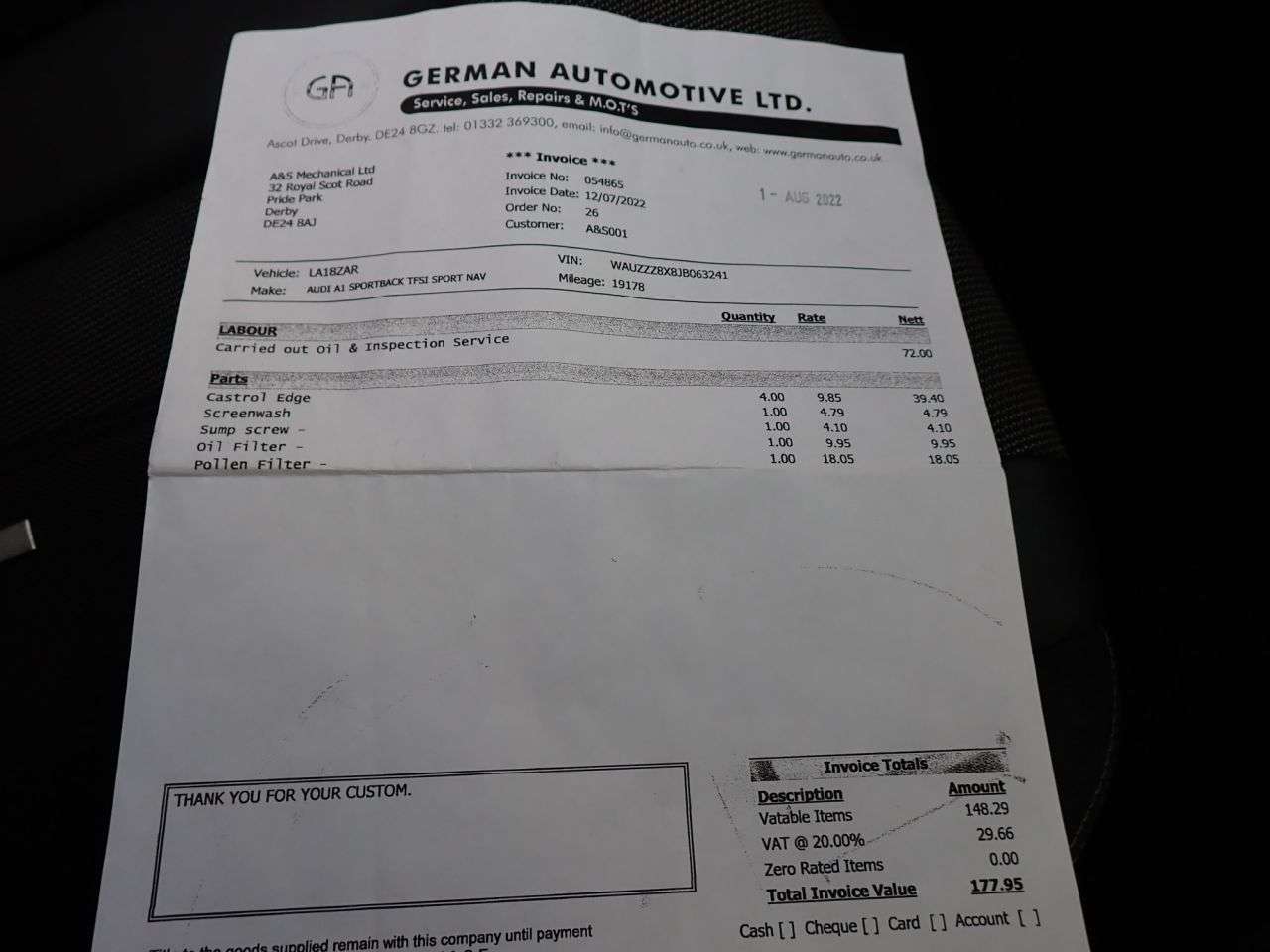 2018 AUDI A1 2018 AUDI A1