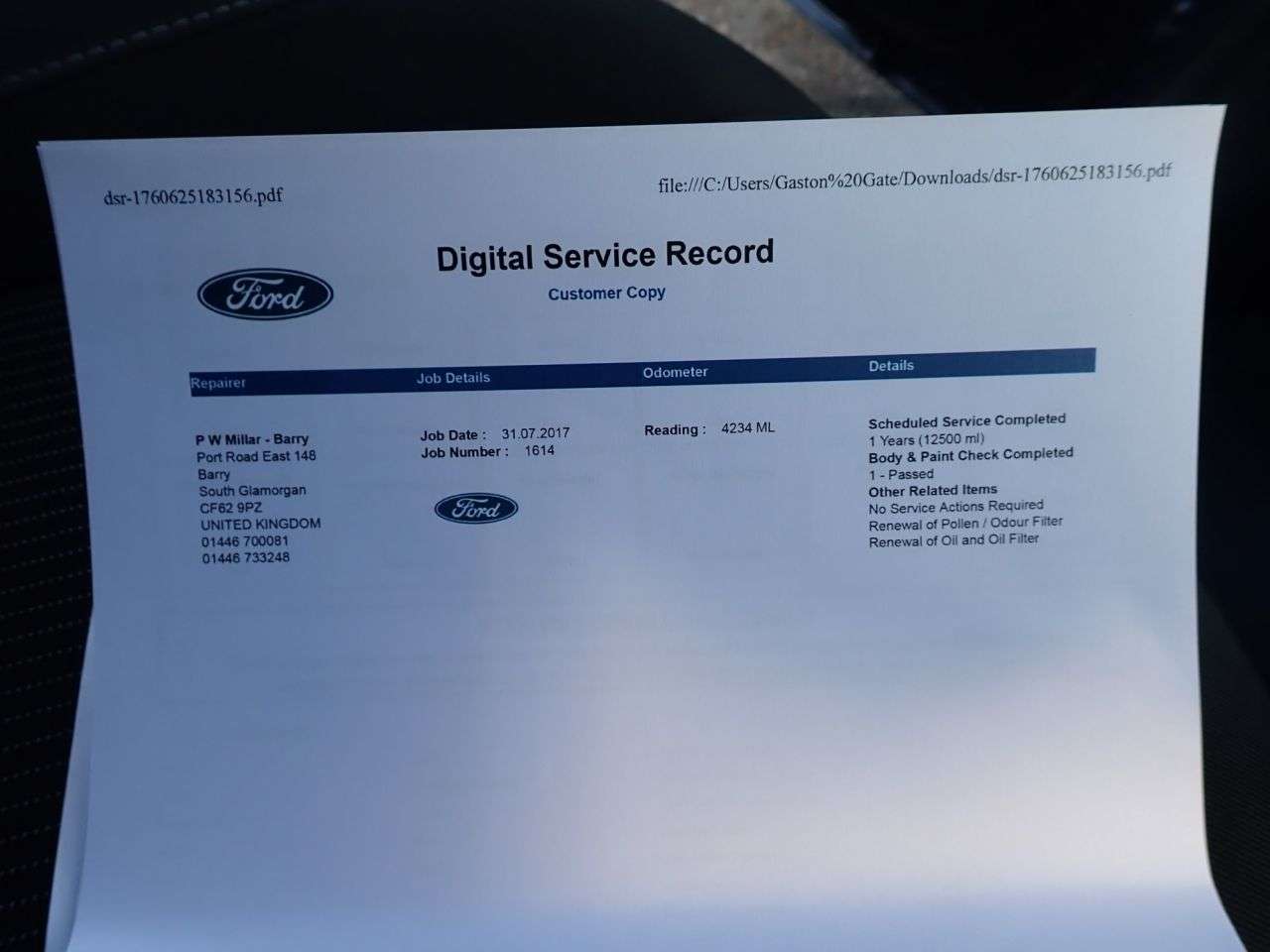 2016 FORD B-MAX 2016 FORD B-MAX